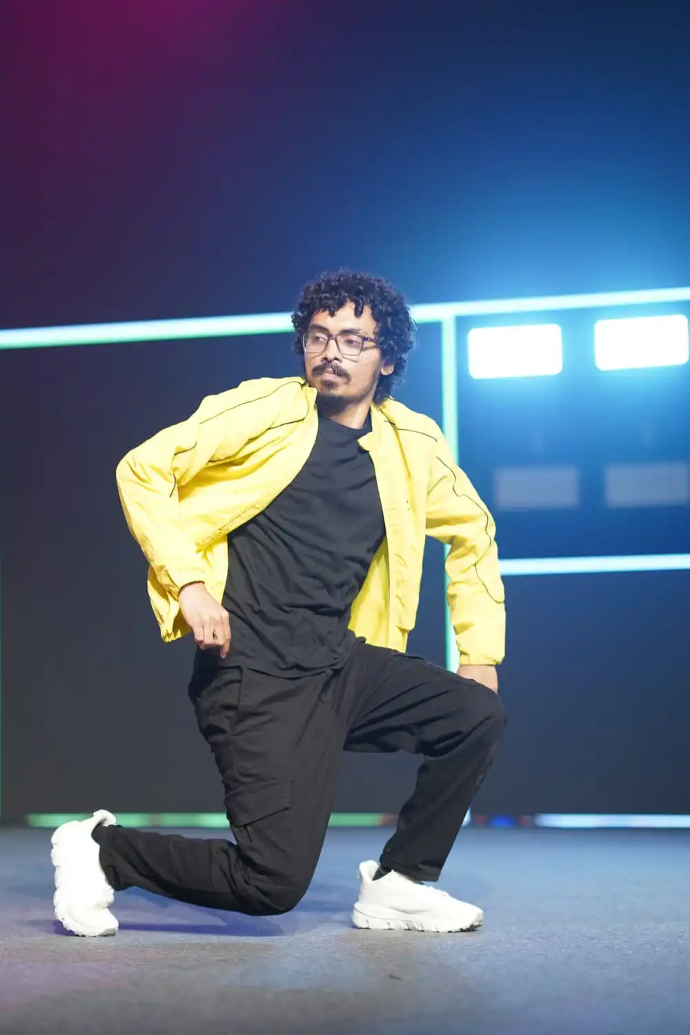 Sakshat Rao freestyle dance performance at corporate event