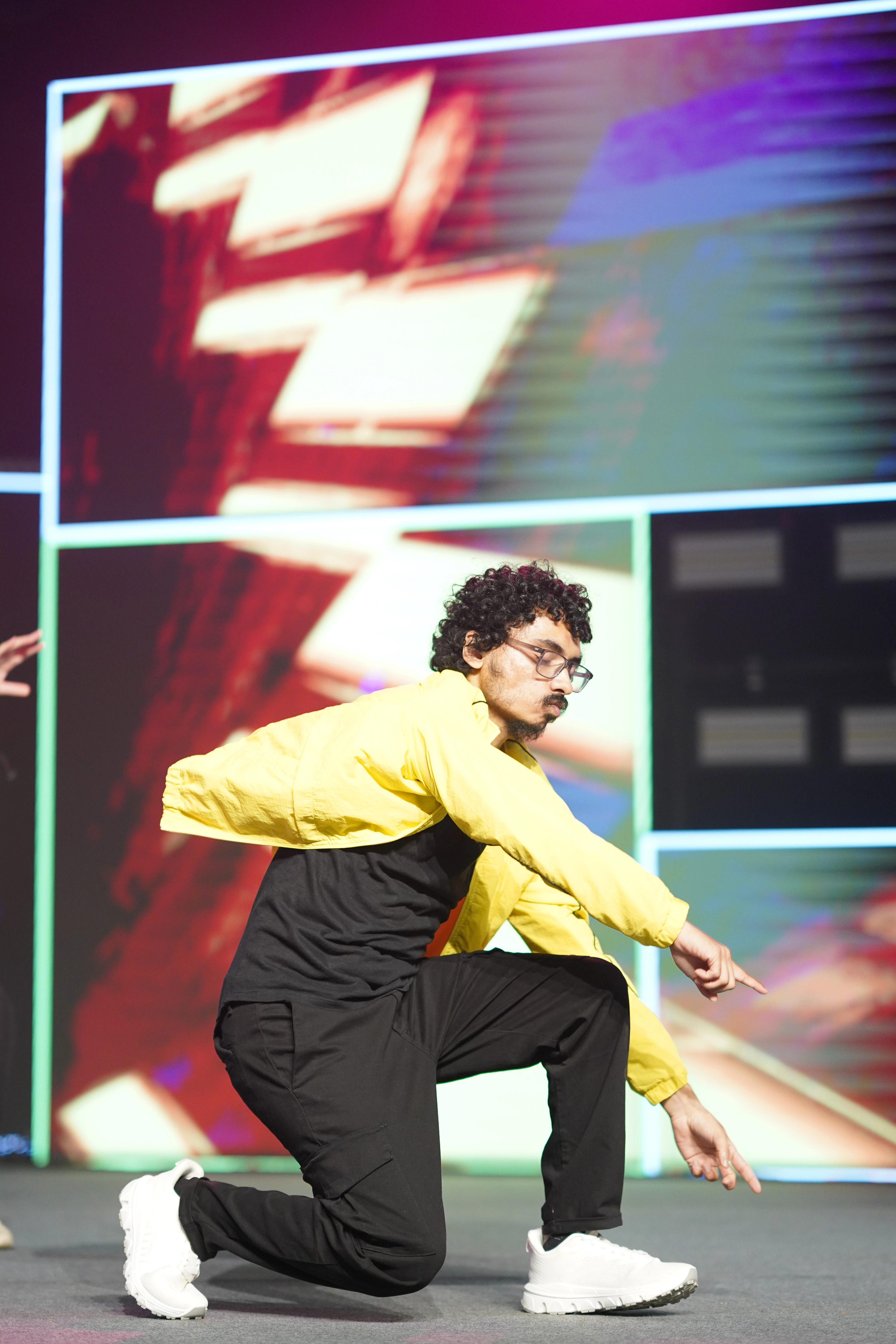 Sakshat Rao group dance performance at NVIDIA office celebration